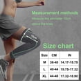 thumbnail image 4 of Bibifish Mens And Womens Calf Compression Sleeves For Footless Compression Socks Pain Relief Leg Support For Running Travel Fitness Nursing, 4 of 9