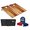 4'x2' Retro Wooden, variant on Tailgating Pros Cornhole Boards - 4'x2' Wood Pattern Cornhole Game w/Carrying Case & Set of 8 Corn Hole Bean Bags w/Tote