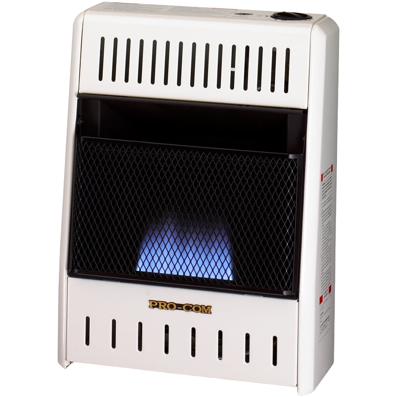 Natural Gas Ventless Blue Flame Heater 6,000 BTU, Model
