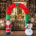 thumbnail image 1 of Modelo Inflable Navideño TUNC 2.4 m Arco Decoraciones con Luces LED, 1 of 5