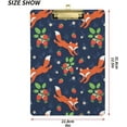 thumbnail image 3 of FMSHPON Foxes Strawberries Clipboard Hardboard Wood Nursing Clip Board and Pull for Standard A4 Letter 13x9 inches, 3 of 8