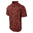 thumbnail image 2 of Levi's Men's Maroon Red Flowers S/S Woven Shirt, 2 of 6