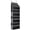 Black, variant on 4 Tier Over The Door Organizer, LazySpin Bathroom Door Organizer Hanging with Clear PVC Window for Laundry Nursery Closet Essential, Gray