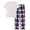 Red Check, variant on Arshiner Boys Pajamas Short Sleeve and Long Pants 2 Piece Pajama Set for Boys