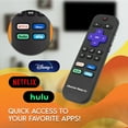 thumbnail image 4 of OEM Original Remote Control for Roku TV No Pairing Includes Volume Control Buttons & Netflix Disney+ and hulu Hot Keys (Hisense HU-RCRUS-22), 4 of 6