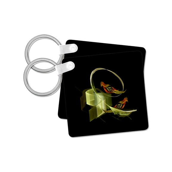 3dRose, Soulmates, set of 2 Key Chains