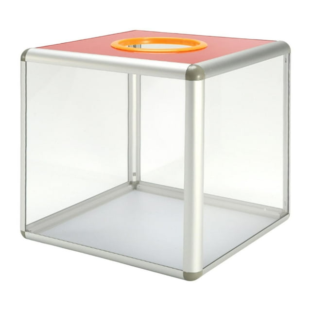 Guardoinrt Draw Box Lightweight Multi-scenario Fundraising Box Gathering Home Small for Transparent Small