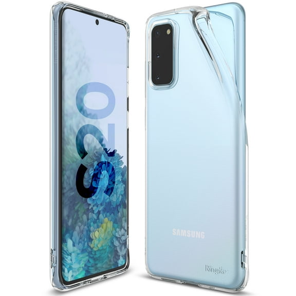 Ringke Air Case Compatible with Samsung Galaxy S20, Lightweight & Thin Flexible TPU Scratch Resistant Cover - Clear