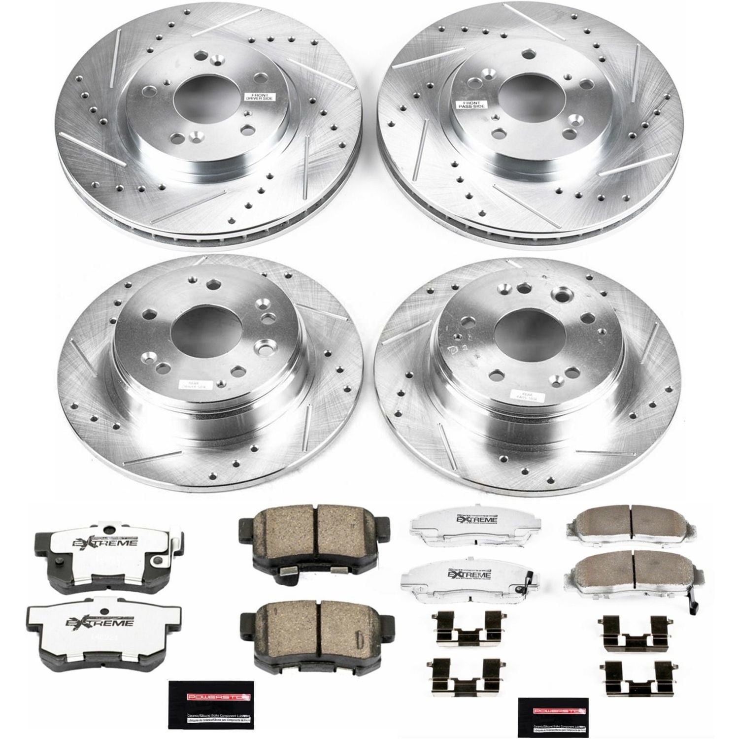 Power Stop Front and Rear Z26 Street Warrior Brake Kit K2295-26