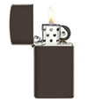 thumbnail image 3 of Zippo Slim Brown Pocket Lighter, 3 of 7