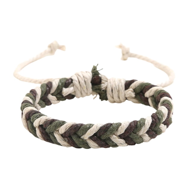 Pulsera de pareja, regalo para pareja, brazaletes de moda portátiles, cuerda trenzada tejida a mano para viajes, compromisos, bodas, estudiantes y