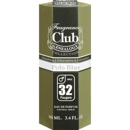 Fragrance Club Genealogy Collection Male 32 Fougere Eau De Parfum, 3.4 oz
