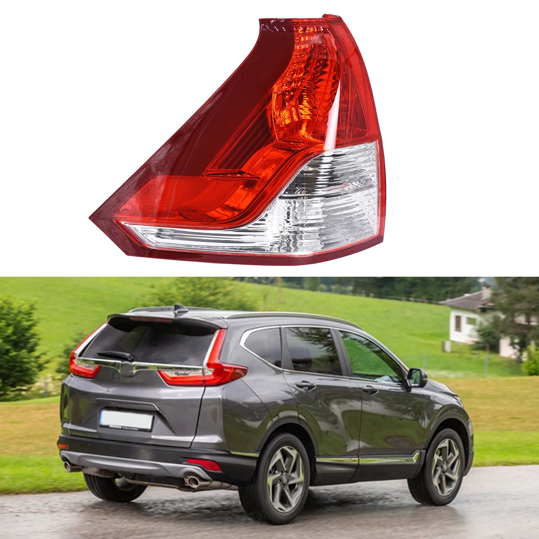 SEBLAFF Rear Left Tail Light Assembly Driver Side Replacement for 2012-2014 Honda CRV 4-Door 33550-T0A-A01