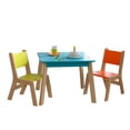 thumbnail image 5 of KidKraft Children's Modern Table and Chair Set, Natural and Highlighter, 5 of 8