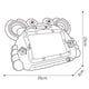 thumbnail image 3 of Tablero De Dibujo Magnético Para Niños, Tablero De Dibujo Colorido Borrable Con Bolígrafo Y Sellos, Almohadilla De Escritura Y Aprendizaje Para Garabatos Monstrate FN007031-01, 3 of 6