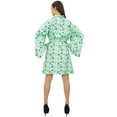 thumbnail image 4 of Bimba Women Floral Print Robe With Belt Bridesmaid Kimono Sleepwear Coverup - 12, 4 of 4