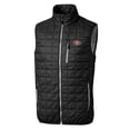 thumbnail image 2 of Men's Cutter & Buck Black San Francisco 49ers Rainier PrimaLoft Eco Insulated Full-Zip Puffer Vest, 2 of 3