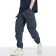thumbnail image 1 of Pantalones largos para hombre, bolsillos laterales, pies pequeños, ajustados, largos, para hombre, 1 of 8
