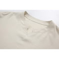 thumbnail image 6 of Short Sleeve Summer Solid Neckline Lyocell Like Casual Tee Shirts Blank T Shirt Big T Shirt T Shirt for Men Pack, 6 of 9