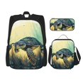 thumbnail image 1 of Balery Watercolor Turtle3 Mochila Escolar 3 en 1 para Niños - Mochila Resistente con Lonchera Térmica y Estuche - Mochila Escolar para Niños y Niñas, 1 of 7