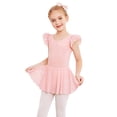thumbnail image 6 of Bigetiay Girls Ruffled Sleeve Ballet Dance Dress Tutu Skirted Leotard, Size 10-11 Years, 6 of 7