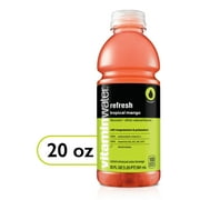 vitaminwater refresh electrolyte enhanced water, tropical mango, 20 fl oz, bottle