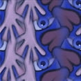 thumbnail image 1 of Ahgly Company Machine Washable Indoor Square Transitional Denim Dark Blue Area Rugs, 4' Square, 1 of 7