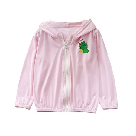 

Generic Clearance Adjustable Jacket for Child Cute Cartoon Dinosaur Summer Sun Clothing for Children Ultra Thin Breathable Skin Clothing for Boys and Girls Sun Protective Clothing On the Beach
