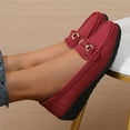 thumbnail image 5 of Women's Loafers Comfort Slip on Flat Work Dress Shoes Business Casual Nurse Penny Moccasins for Driving Walking, 5 of 9