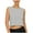 Gray, variant on Youyipin Womens Tank Tops Loose Fit Icesilk Workout Tops Sleeveless Crop Training Crop Top Athletic Tank Top For Women
