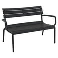 thumbnail image 4 of Compamia Paris Outdoor Bench Black, 4 of 8
