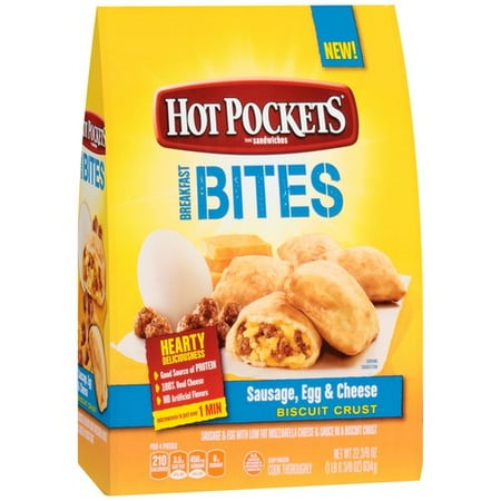 Hot Pockets Sausage Egg Cheese Breakfast Bites 22 375 Oz Hot Pockets Sausage Egg Cheese Breakfast Bites 22 375 Oz