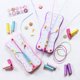 thumbnail image 5 of Juego de pulseras elásticas de colores hechas a mano para tejer a mano con cuerda para niños, máquina de tejer de lana, juguete para jugar a las casitas, 5 of 5