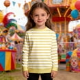 thumbnail image 6 of Tiijoy Boys Striped Crewneck Sweatshirt Kids Casual Long Sleeve Pullover Top, Sizes 3-14, 6 of 6