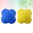 thumbnail image 1 of WHAMVOX 2Pcs Agility Reaction Ball TPR Assorted Color Reaction Time Training For Players Sports Training, 1 of 8