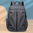 thumbnail image 4 of Oxford Backpack Waterproof Business Bag with Zipper for Office Travel (Black), 4 of 6