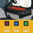 thumbnail image 2 of Universal Heated Golf Cart Seat Cover - Waterproof Golf Cart Heater Accessory w/ 4-Zone Warmth, 3 Heat Levels, USB/Type-C & 12V Plug for EZGO/Yamaha/Club Car (Navy Blue), 2 of 8