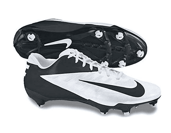 Nike Vapor Strike 4 D Low Football Cleats Detachable Studs Black White