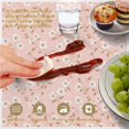 thumbnail image 6 of Pioneer Flower Floral Print Pattern Round Tablecloth 60 X 60 Inch, Wrinkle Resistant Wipeable Table Cloth for Kitchen Dining Picnic Patio Party, 6 of 6
