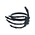 thumbnail image 1 of Black Red Ghost Hand Style Napkin Ring Curtain Hook For Halloween Party Table Decor Made Of Alloy 2.1X1.5X1.5 Inches Easy To Store Reusable, 1 of 6