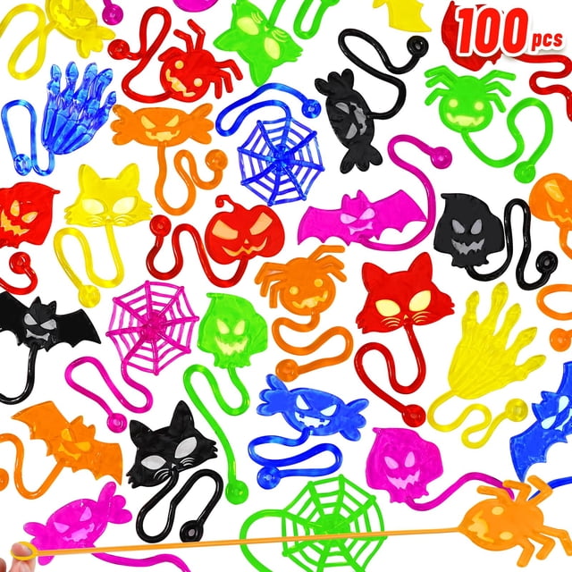 Juguetes de Halloween Gushu de Sticky Hands, 100 unidades, para regalos de fiesta infantil