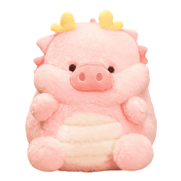 Chubby Pig Stuffed Animal, 11.8" Jumbo Plush for Sofa/Bedroom Huggable Decor