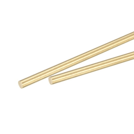 

Uxcell 4mm Diameter 450mm Length Brass Solid Round Rod for DIY Craft 2pack