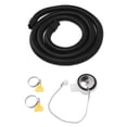 thumbnail image 1 of Kit de Manguera Conector de Desagüe de Fregadero, Adaptador de Manguera de Fregadero que Ahorra Espacio, Instalación Fácil de Sellado de Acero inoxidable para Fregadero de Yates, 1 of 7