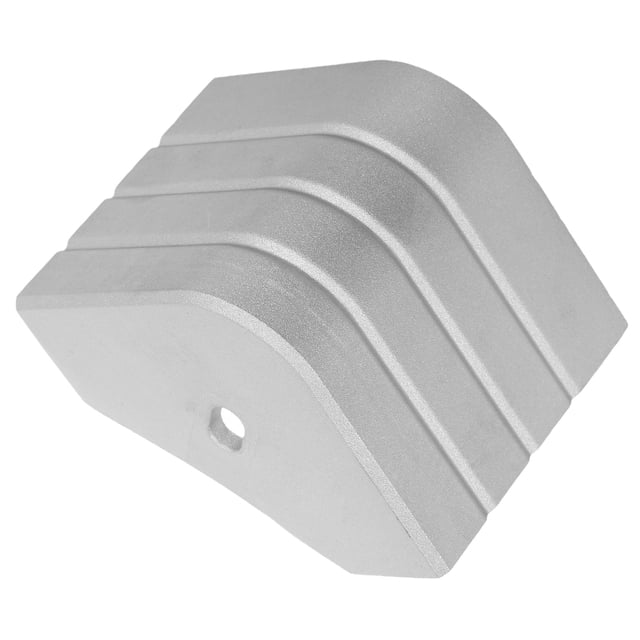 FUTUREORYY Silver Aluminum Pontoon Deck Corner Protector Anti Slip Guard for Boat Docking and Rail End Cover