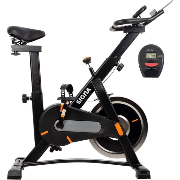Bicicleta De Ejercicio Fitness con Monitor Bici Fija De Spinning con Soporte para Celular Bicicleta Estática Magnética Bicicleta De Ciclismo Interior Ideal para Casa o Gym De Bajo Ruido