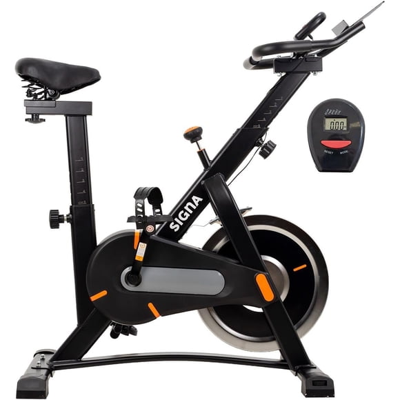 Bicicleta De Ejercicio Fitness con Monitor Bici Fija De Spinning con Soporte para Celular Bicicleta Estática Magnética Bicicleta De Ciclismo Interior Ideal para Casa o Gym De Bajo Ruido