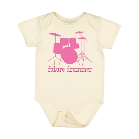 

Inktastic Future Drummer Girls Gift Baby Girl Bodysuit