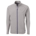 thumbnail image 2 of Men's Cutter & Buck  Gray Richmond Flying Squirrels Adapt Eco Knit Hybrid Recycled Full-Zip Jacket, 2 of 3