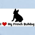 thumbnail image 2 of CafePress - I Love My French Bulldog Infant Bodysuit - Baby Light Bodysuit, Size Newborn - 24 Months, 2 of 4